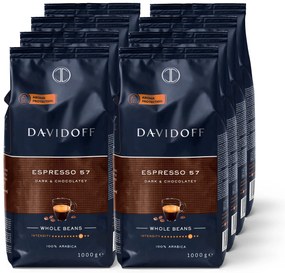 DAVIDOFF CAFÉ Espresso 57 - 8 x 1 kg zrnkovej kávy
