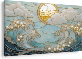 Obraz - 3D perly v oceáne (90x60 cm)