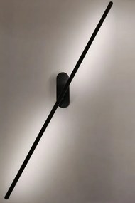 Toolight - LED nástenná kúpeľnová lampa nad zrkadlo 92cm 12W 640lm APP583-1W, čierna, OSW-09754