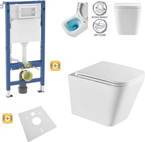 Závesný set GEBERIT Duofix Basic+ WC misa Erga Mery+ 51x36 cm + WC sedadlo, biela, GEBERIT-MERY-TO2-WH-SET