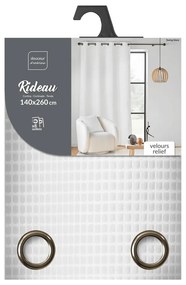 Biely zamatový záves 140x260 cm Swing – douceur d'intérieur