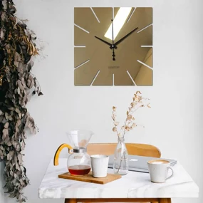 Nástenné hodiny minimalistický štvorcový dizajn | SENTOP X0099