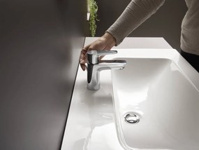 Hansgrohe Talis E, umývadlová batéria 80 s odtokovou súpravou s ťahadlom, chrómová, HAN-71700000