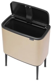 Dotykový oceľový odpadkový kôš v zlatej farbe 36 l Bo Touch Bin – Brabantia