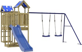 vidaXL Vonkajšia súprava na hranie impregnovaná borovica