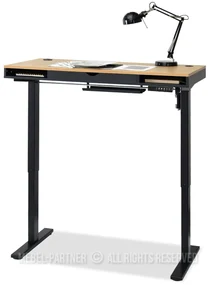 PC stolík Osto 120 (dub čierny + čierna). Vlastná spoľahlivá doprava až k Vám domov. 1109815
