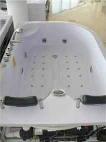 Terra Hydromasážna vírivá vaňa Carmen 631RH 180x120 s ohrevom vody, pravá