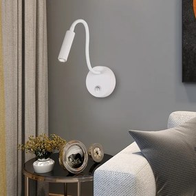 Brilagi - LED Stmievateľná flexibilná nástenná lampa MAYA 1xG9/4W/230V biela