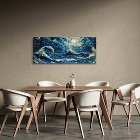 Obraz - Maľba oblohy a mora (120x50 cm)