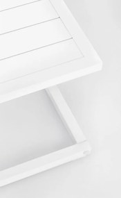 Hliníkový záhradný stolík 40x40 cm Hilde – Bizzotto