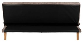 Hnedá ženilková rozkladacia pohovka 178 cm – Ixia