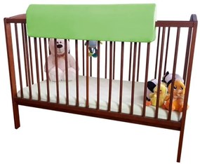 Chránič na detskú postieľku zelený, 90 cm