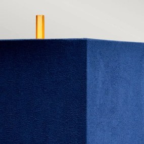 Elstead APOLLO-TL - Stolná lampa APOLLO 1xE27/60W/230V zlatá/modrá