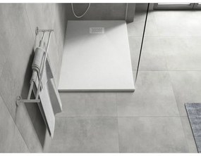 Mexen Hugo, obdĺžniková sprchová vanička SMC 120 x 90 cm, biela, biela krytka, 42109012-W