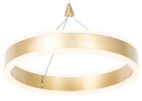 Závesné svietidlo mosadz 30 cm vrátane LED 3-stupňový stmievač - Lyani