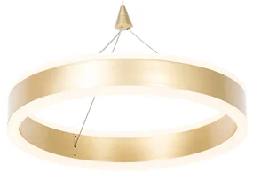 Závesné svietidlo mosadz 30 cm vrátane LED 3-stupňový stmievač - Lyani