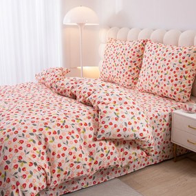 Obliečky z mikrovlákna STRAWBERRY ružové Rozmer obliečky: 70 x 90 cm | 140 x 200 cm