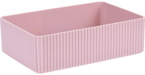 Kozmetický organizér Stripe ružová, 21 x 6 x 14 cm