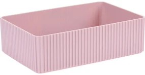 Kozmetický organizér Stripe ružová, 21 x 6 x 14 cm