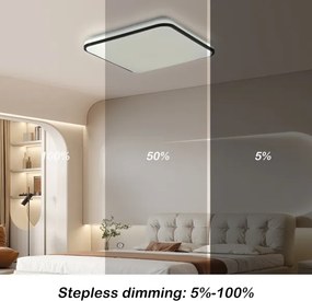 Brilagi - LED stmievateľné stropné svietidlo SMART LED/24W/230V 43x43 cm Wi-Fi Tuya + diaľkový ovládač