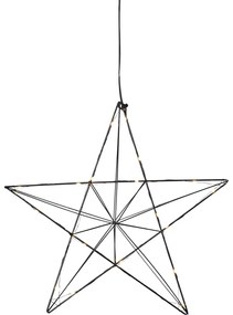 Star trading LED hviezda LINE 20x LED V.36 cm čierna