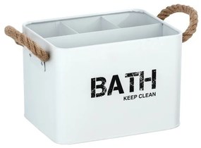 Biely kúpeľňový box Wenko Gara