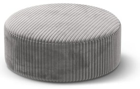 Svetlosivý menčestrový taburet Dia – Micadoni