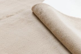Protišmykový koberec POSH Shaggy camel, béžový plyš