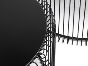 Wire set konferenčných stolíkov čierna
