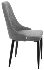 Jedálenská stolička LOUIS QUILTER sivá 848945