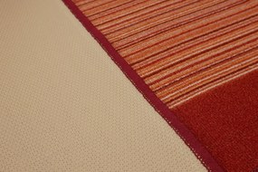 Associated Weavers, Protišmykový behúň na mieru Carnaby 84, šíre 80 cm, červená, chodba / predsieň