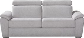 XXXLutz ROZKLADACIA POHOVKA, textil, strieborná Novel - Sedačky - 002469003401