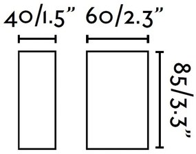 FARO 70567N - LED Vonkajšie nástenné svietidlo CANON LED/4W/230V IP44