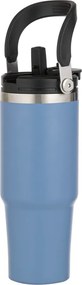 Modrá cestovná fľaša z nehrdzavejúcej ocele 1 l Eco – Ladelle
