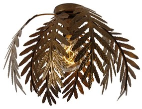 Vintage stropné svietidlo zlaté 34 cm - Botanica