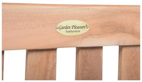 Drevená záhradná lavica v prírodnej farbe Solo – Garden Pleasure