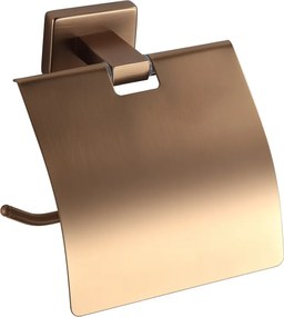 Mexen Arno, držiak na toaletný papier s krytom, medená matná, 7020733-65