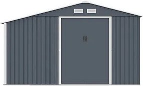 Záhradný domček plocha 342 x 191 cm (sivá)