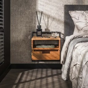 Nočný stolík 25-96 Air Drevo Acacia  - Komfort-nábytok