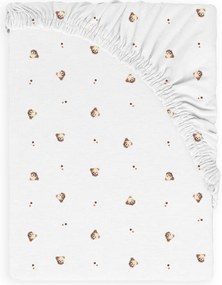 Babymatex Bavlnené prestieradlo do postieľky 60x120 cm - Medvedíky