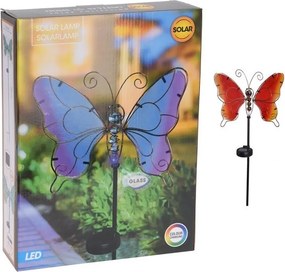 LED zápich Motýľ – ohnivý 106 cm