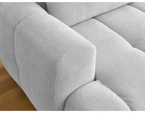 Svetlosivá rozkladacia/s úložným priestorom rohová pohovka (pravý roh/s leňoškou) Fuji – Bobochic Paris