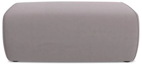 Zamatová podnožka v levanduľovej farbe Kapua – Makamii