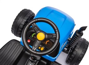LEAN CARS Elektrický traktor BBH-030 modrý