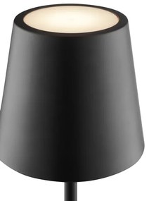 Brilliant - LED stmievateľná nabíjateľná dotyková stolná lampa ELORA LED/2,5W/5V 2700K IP44 čierna