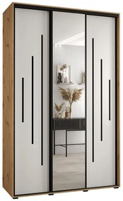 Skriňa 45 Canaris 13 150 artisan/biela/čierna