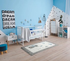 Koberec BABY1 popolový / modrý
