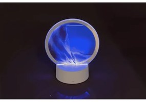 OUT OF THE BLUE KG LED pohyblivý obraz z piesku - Modrá