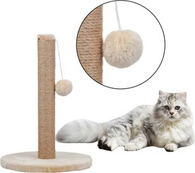 LEAN Škrabadlo pre mačky 40x30cm - svetlohnedé