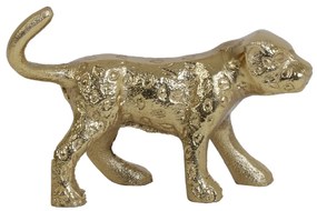 Malá soška PANTHER  gold, Dĺžka 12,5 cm, výška 8 cm (S)